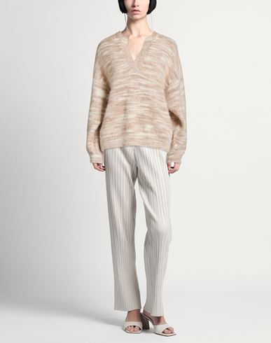 Woman Sweater Beige Size 2 Wool, Mohair wool, Polyamide, Elastane