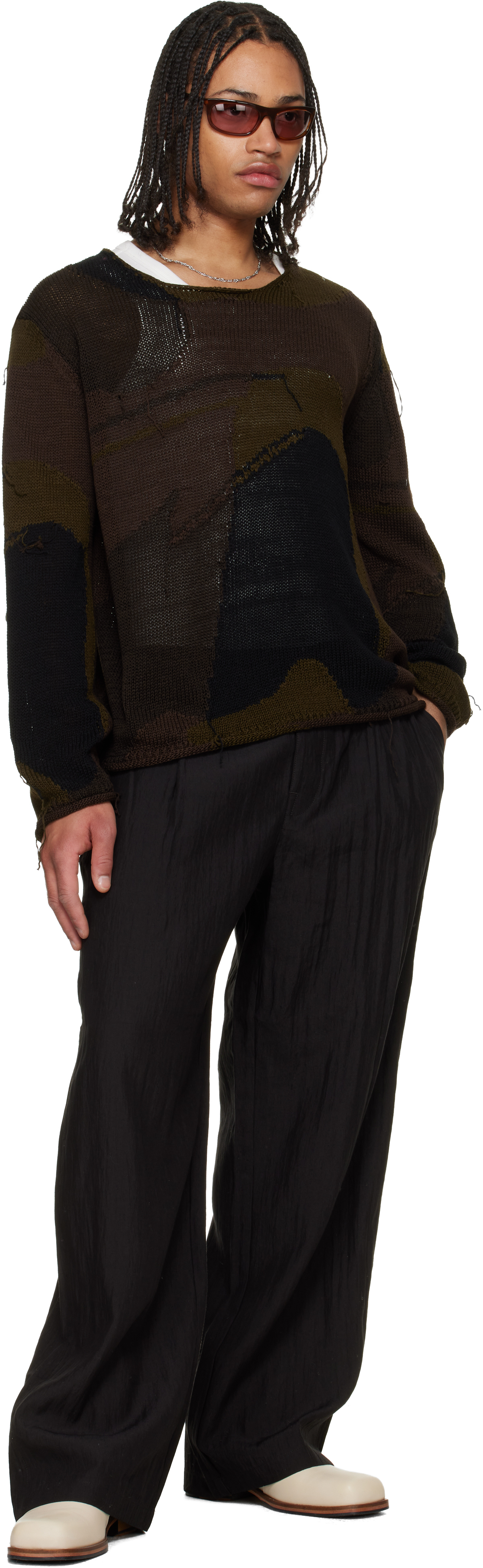 Black Leisure Trousers