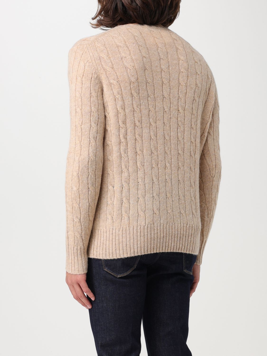 Sweater Men color Beige