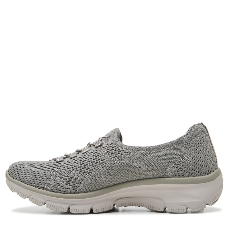 Women's Easy Going Slip-On Engineered Knit Sneakers (Grey)