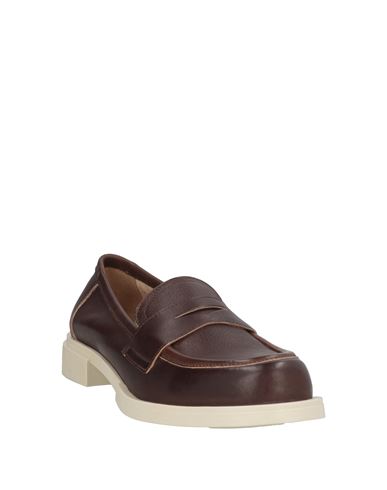 Woman Loafers Dark brown Size 6 Leather