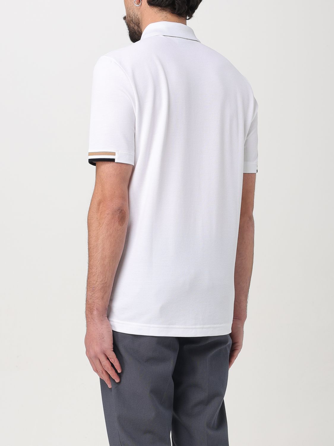 Polo Shirt Men color White