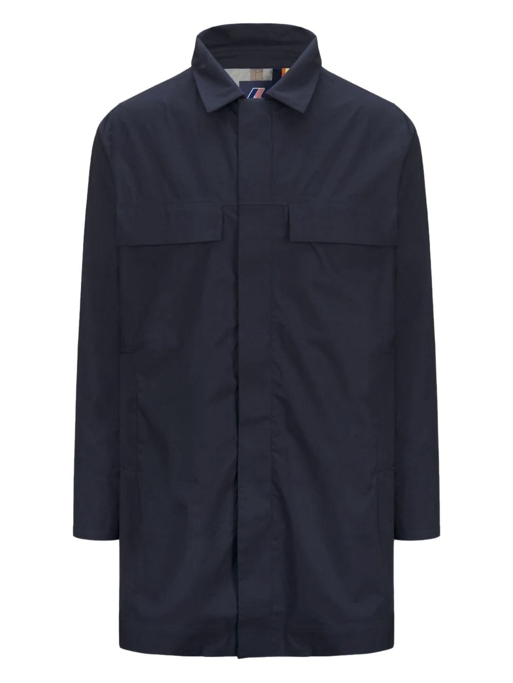 Cotton-blend coat - Blue