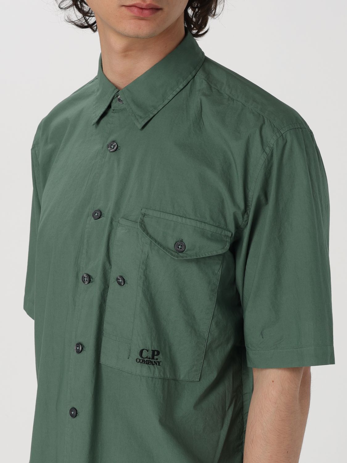 Shirt Men color Green