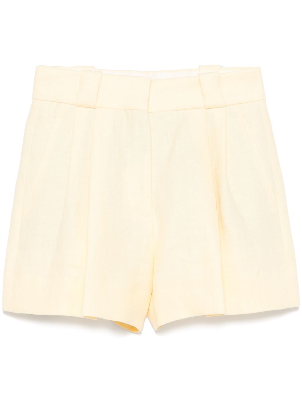 Light High Waisted Linen Shorts