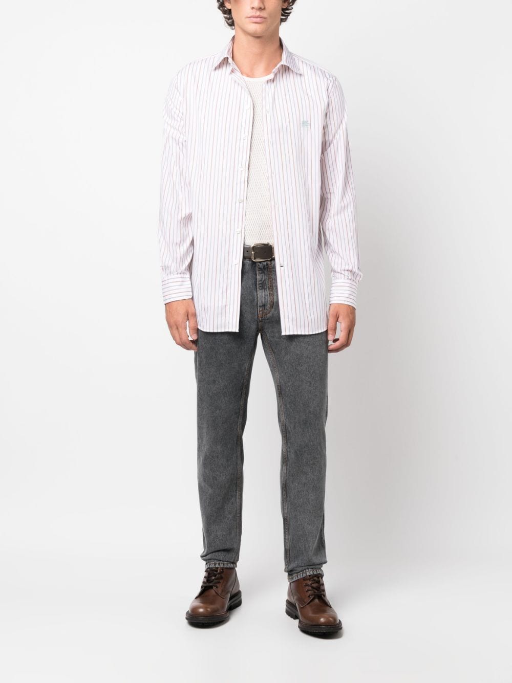 - Striped Cotton Shirt