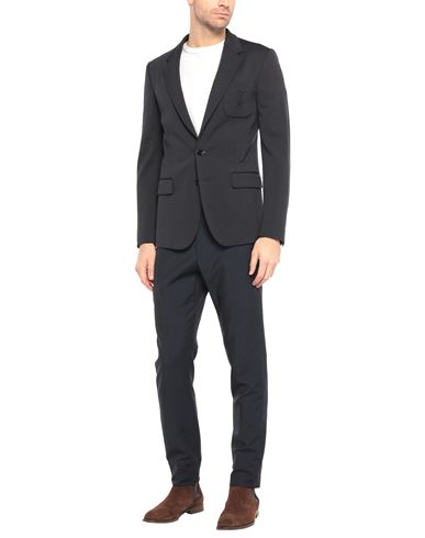 Man Blazer Midnight blue Size 34 Wool, Goat skin, Polyamide, Elastane