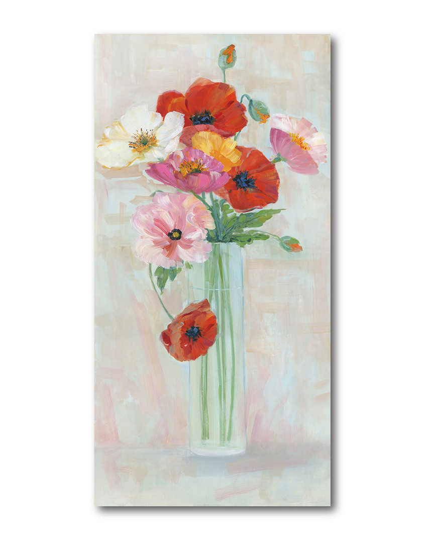 Confetti Poppy I Gallery-Wrapped Canvas Wall Art