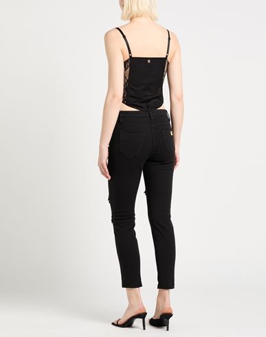 Woman Top Black Size M Polyester, Viscose, Elastane