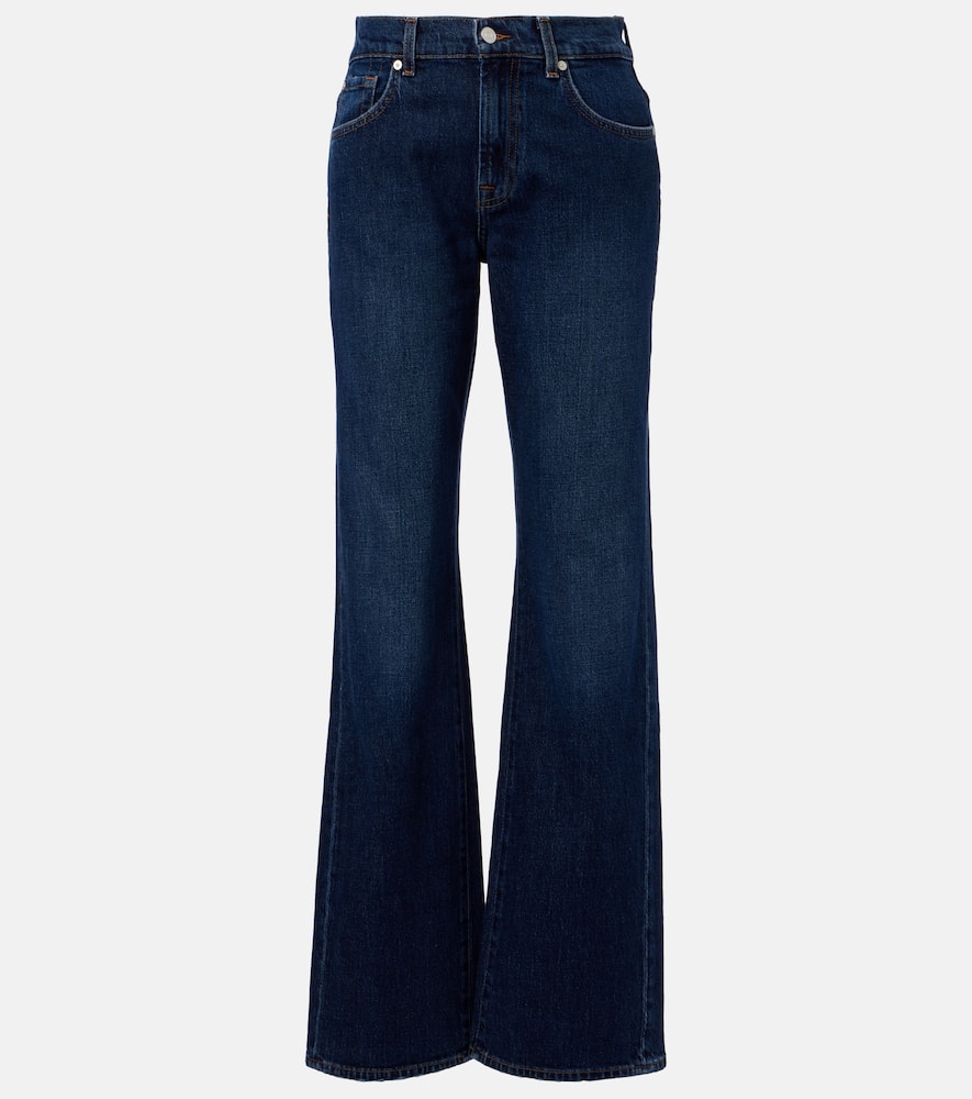 Tess high-rise straight jeans