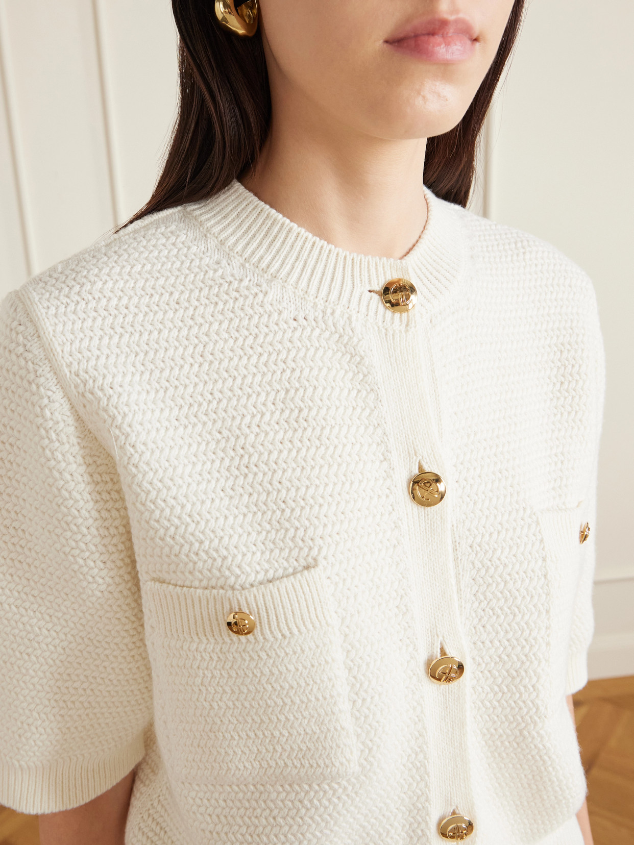 Christa Knitted Cardigan - Ivory
