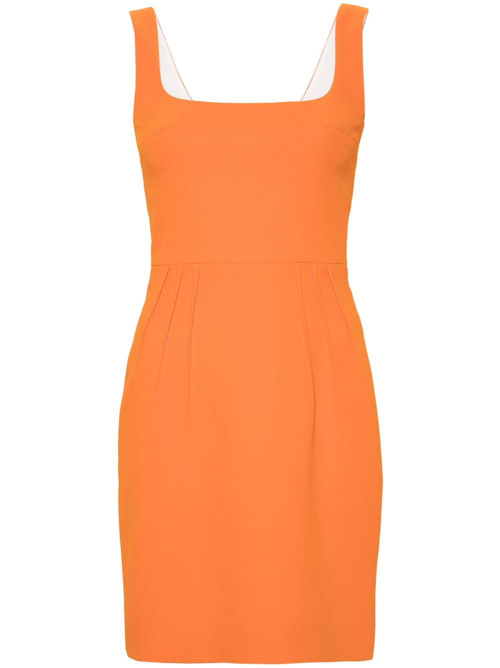 Salma textured mini dress - Orange