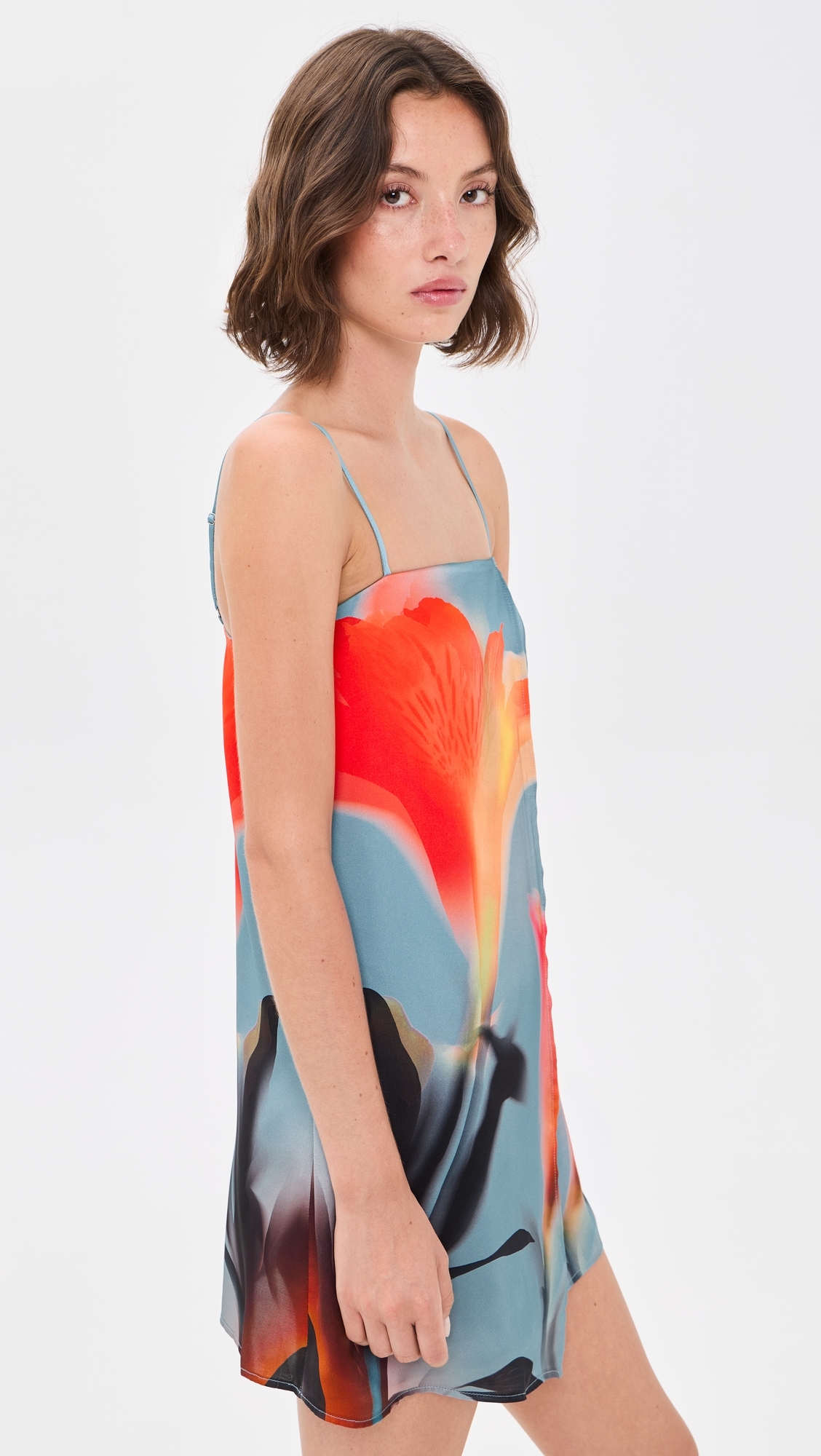 Inez Dress Fire Petal