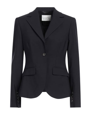 Ballantyne Woman Blazer Midnight blue Size 6 Polyester, Virgin Wool, Elastane