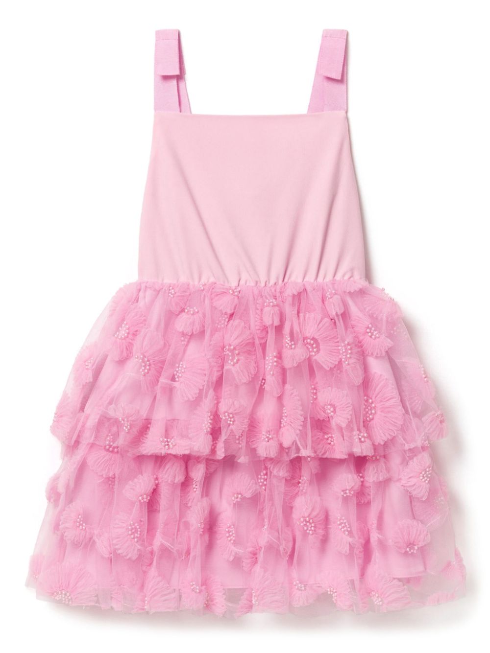 Sequin-embellished tulle dress - Pink