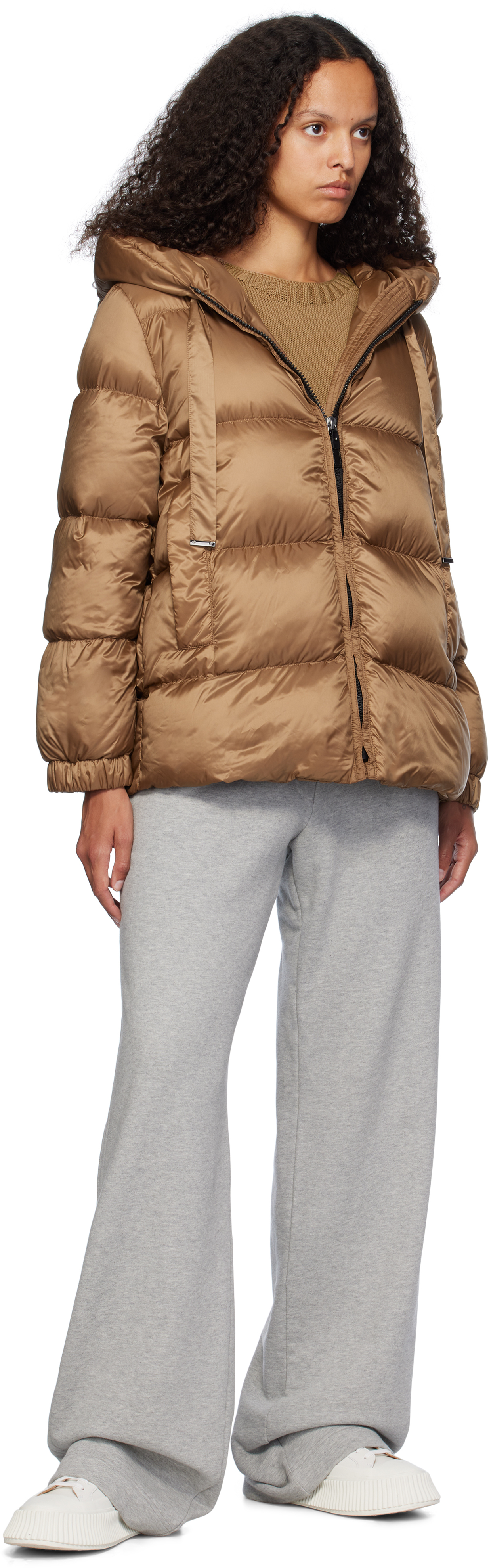 Max Mara Brown Seie Down Jacket