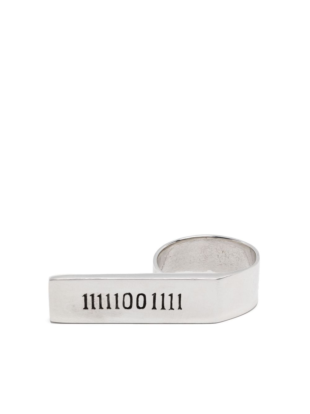 Binary ring - Silver