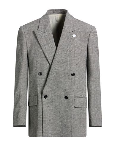 Man Blazer Black Size 40 Polyester, Wool, Elastane