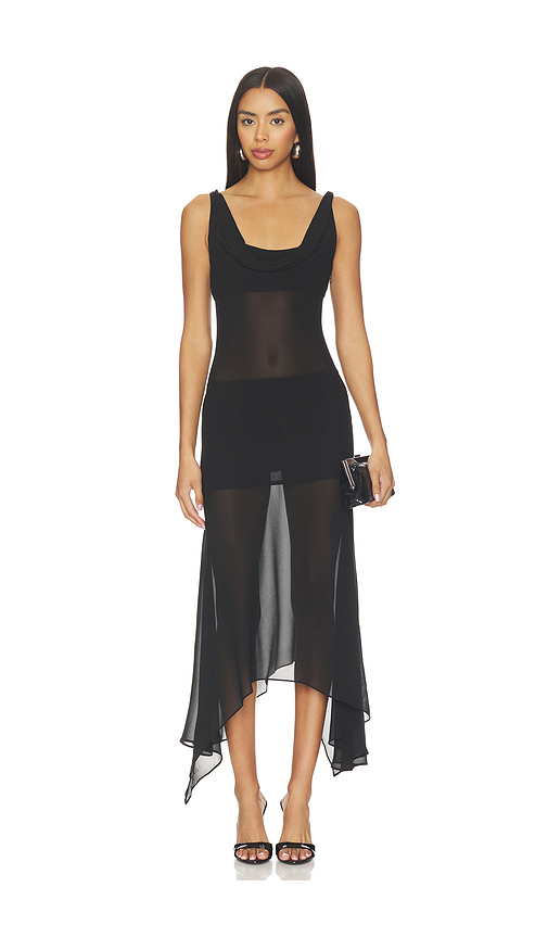 NBD Azura Maxi Dress in Black. L. Also in