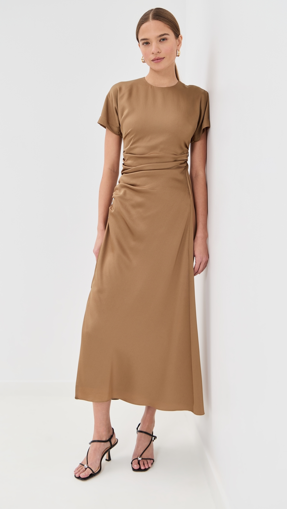 Marabella Draped Dress Chai