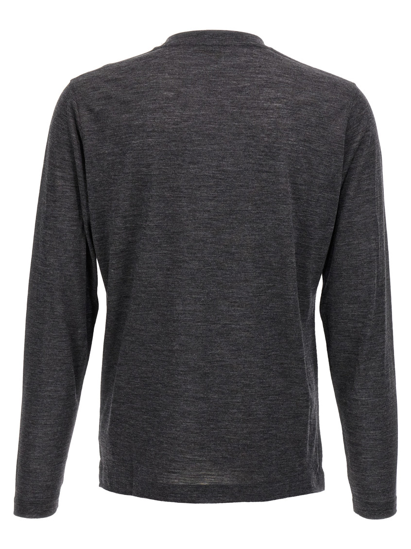 Grey Light wool T-shirt