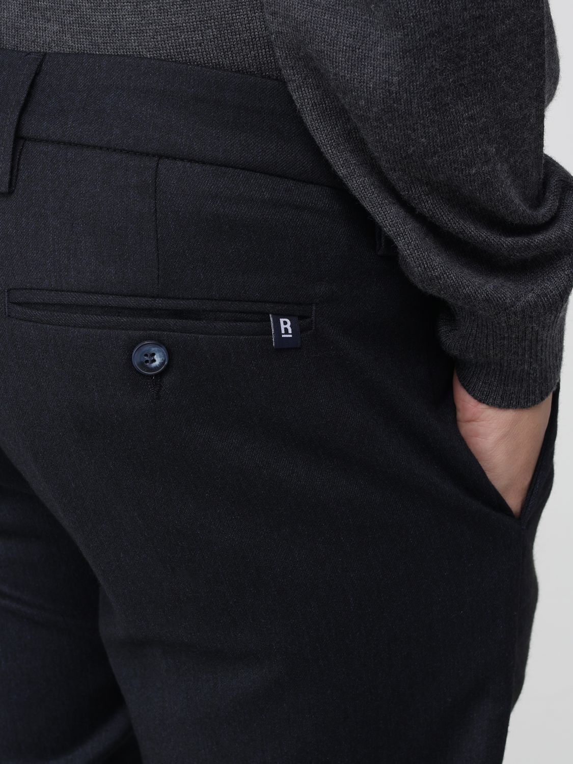 Pants Men color Blue