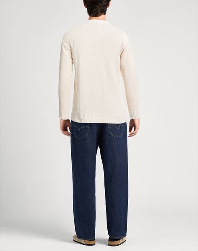 Man Sweater White Size 40 Cotton, Polyester, Polyamide