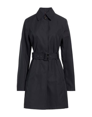 Woman Overcoat & Trench Coat Midnight blue Size 6 Cotton, Polyamide