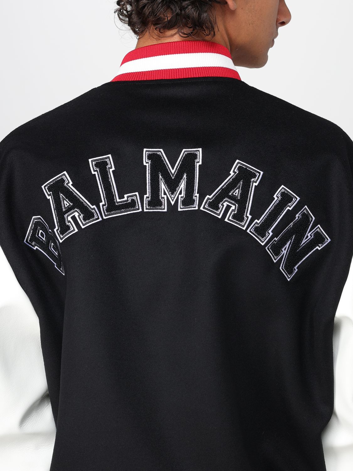 Varsity bomber jacket - Black