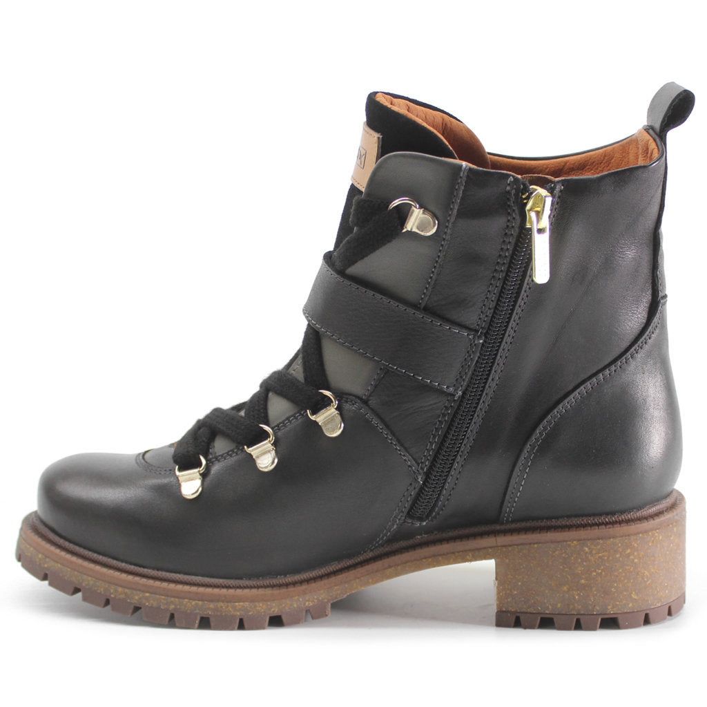 Pikolinos Aspe Calfskin Leather Women's Zip Up Ankle Boots