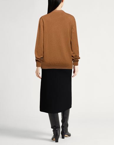 Woman Sweater Camel Size 2 Cashmere