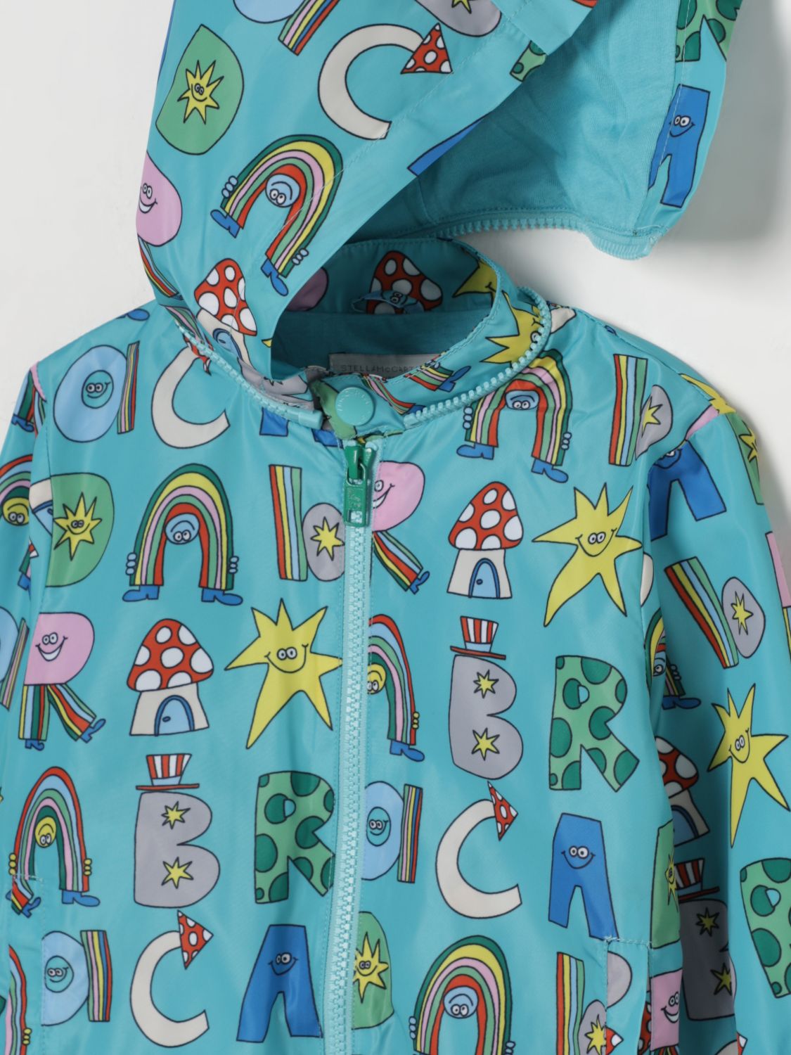 Graphic-print jacket - Green
