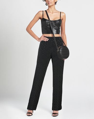 Aglini Woman Pants Black Size 4 Acetate, Silk