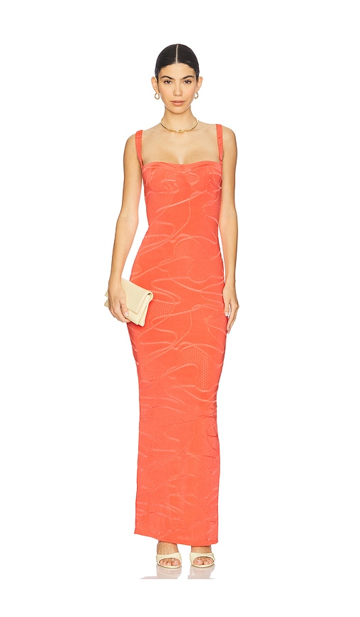 Superdown Ezra Maxi Dress in Red.  XXS. Also in
