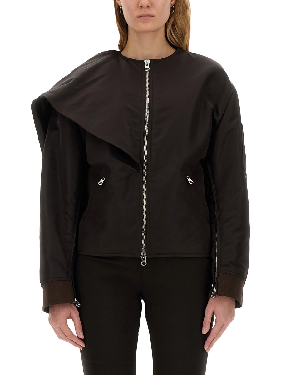 COURRÈGES- Nylon Knot Bomber Jacket