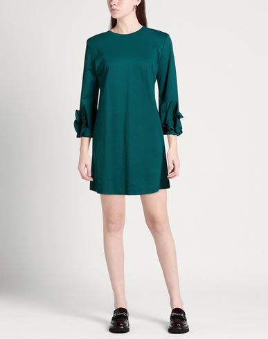 Woman Mini dress Green Size 4 Viscose, Polyamide, Elastane