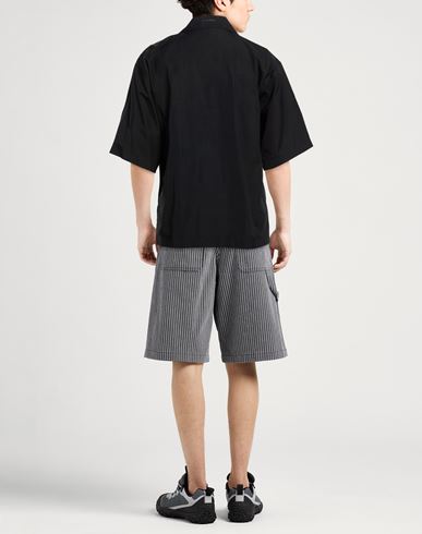 Man Shirt Black Size 36 Cotton