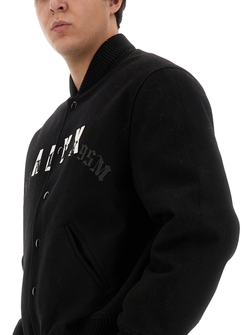 Black Mandarin Collar Jackets