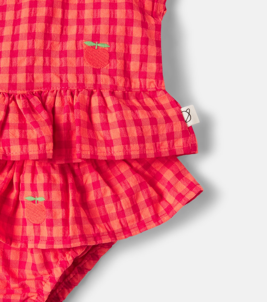 Baby Lua top and Coral bloomers set