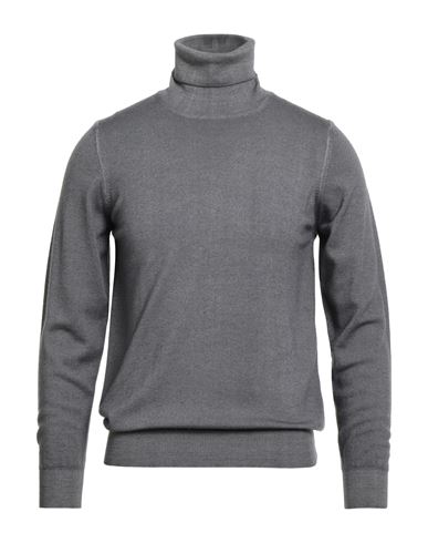 Man Turtleneck Grey Size S Merino Wool