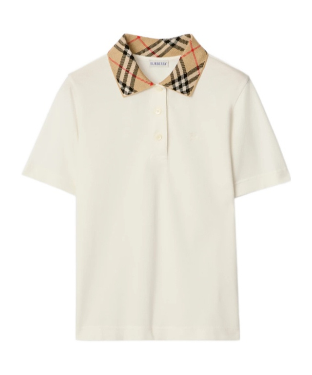 Check Collar EKD Embroidered Polo Shirt