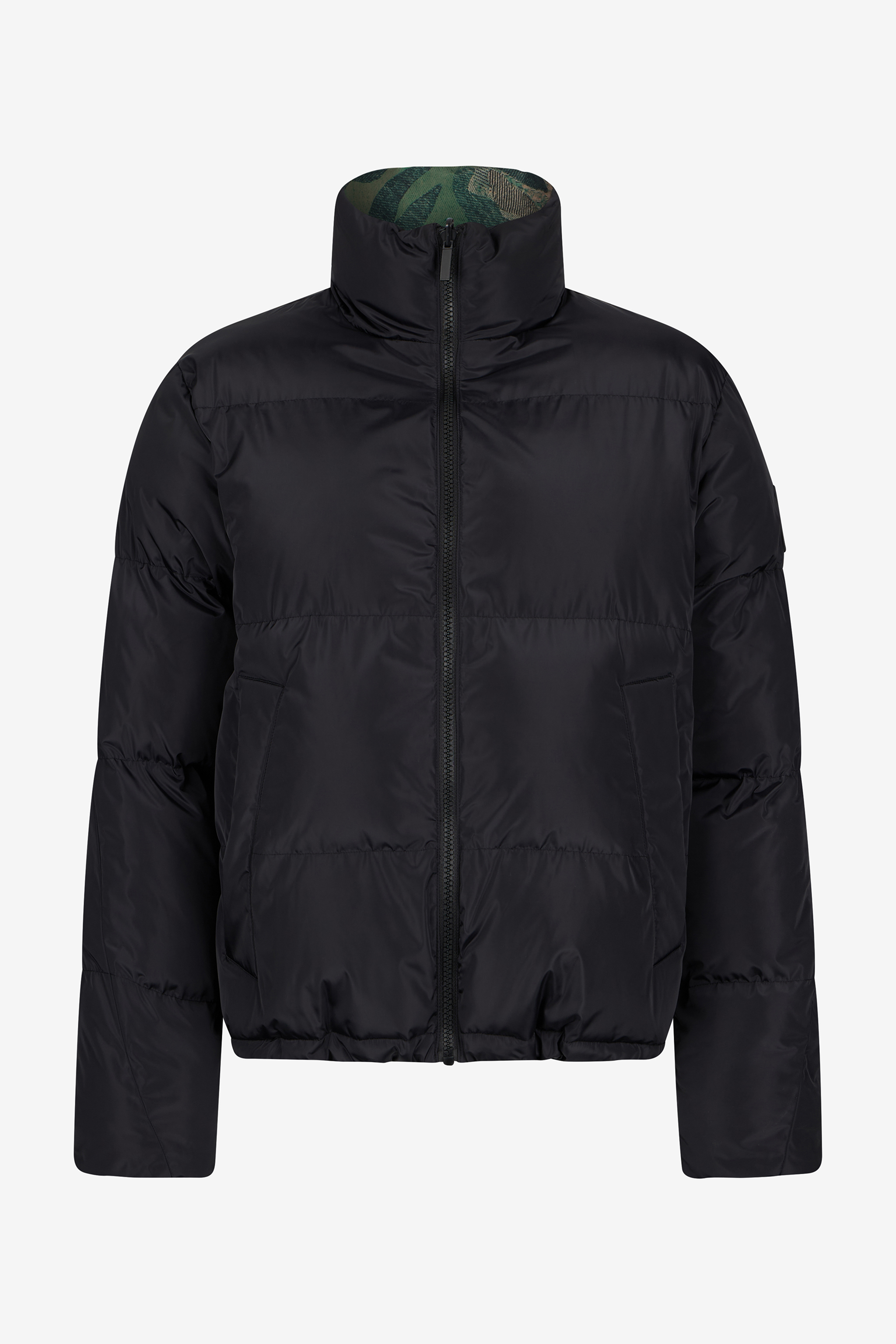 Reversible Tiger Camu Print Puffer Jacket