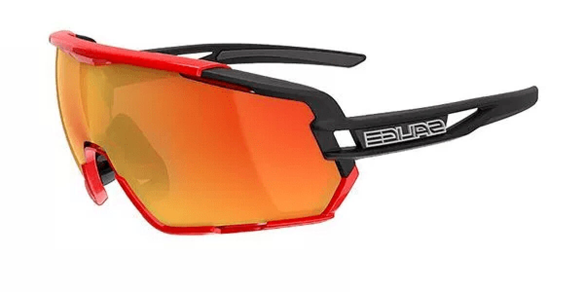 Salice 020 RW NERO/RW ROSSO Men's Sunglasses Black Standard