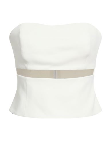 Woman Top White Size M Viscose, Elastane