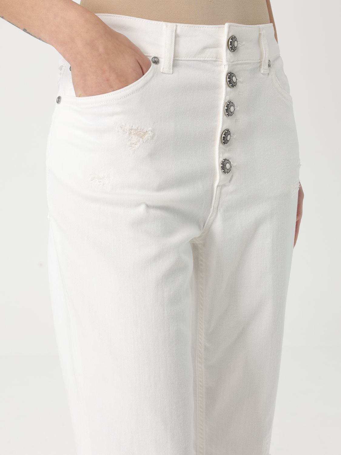 Jeans Woman color White