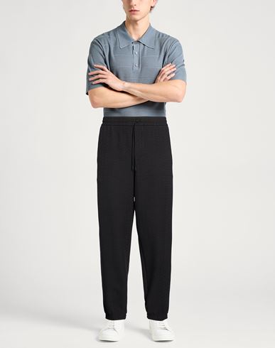 Man Pants Black Size XL Cotton, Lyocell, Elastane