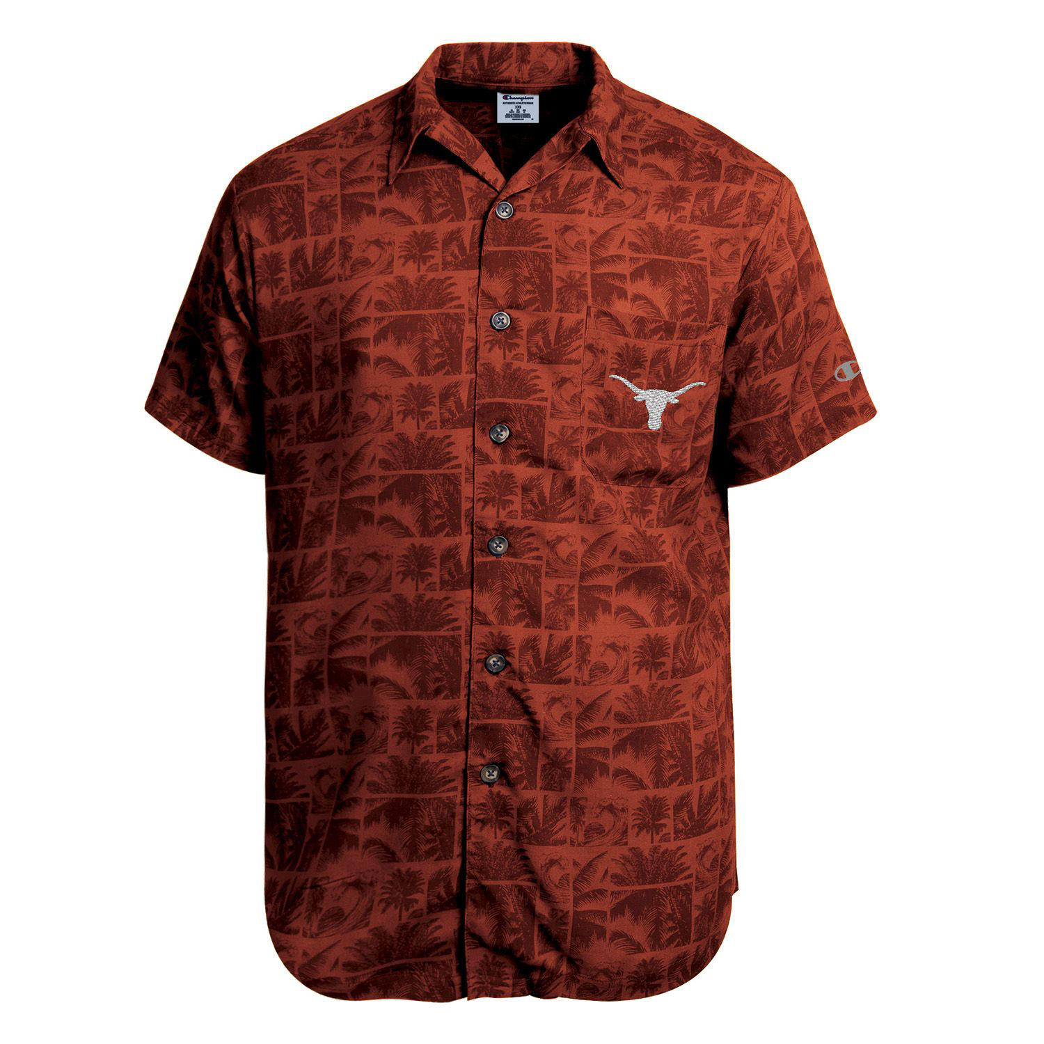 Texas LonghornsNCAA Hawaiian ShirtM:- Texas Longhorns
