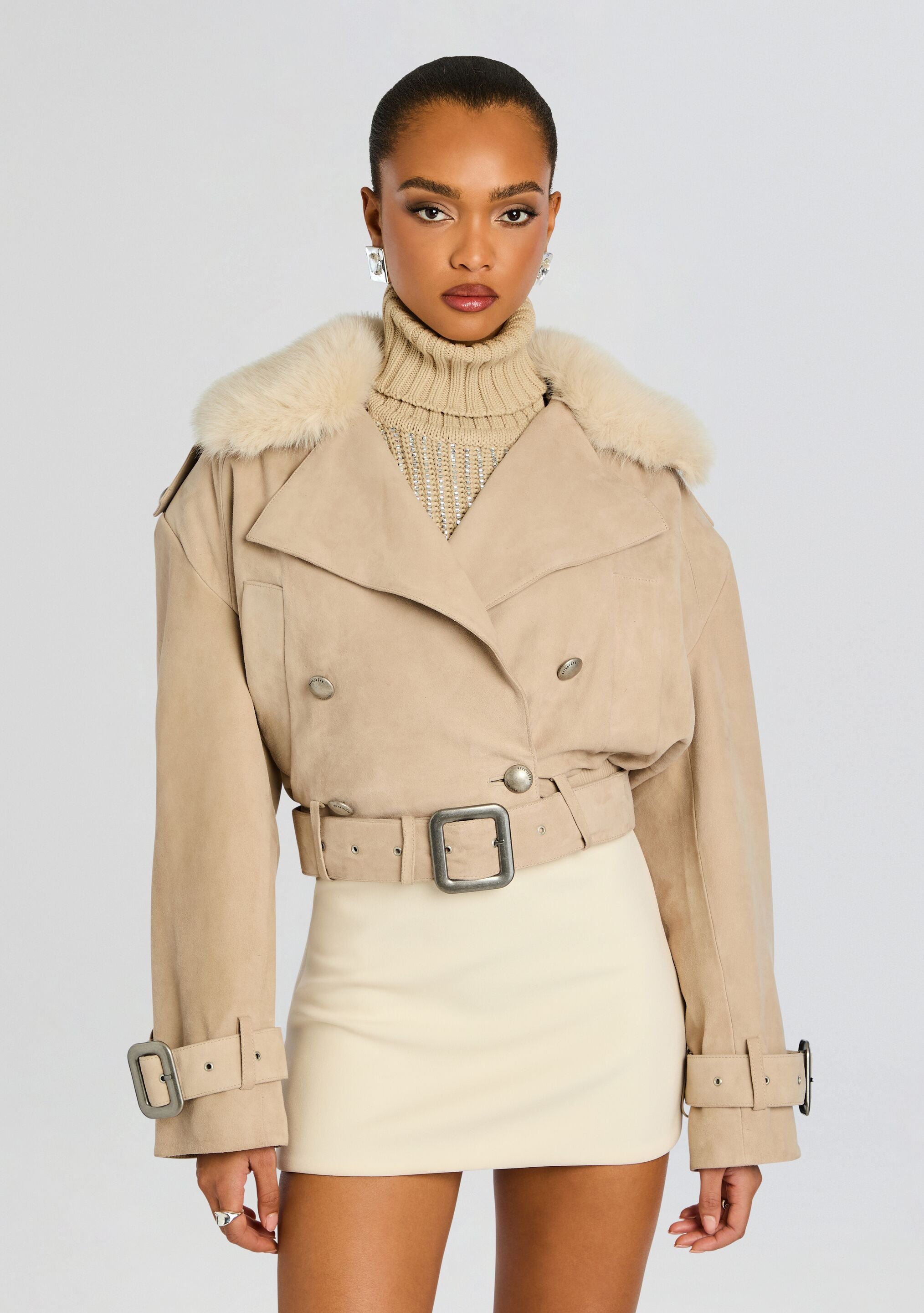 Rubee Suede Coat