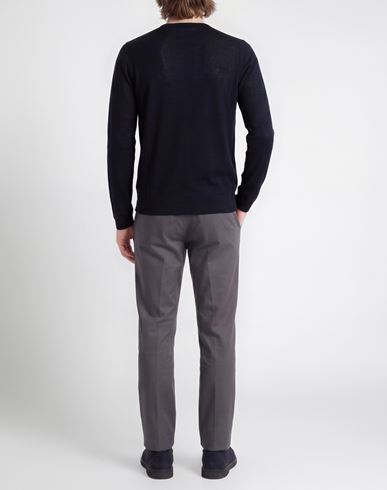Man Sweater Midnight blue Size 36 Merino Wool, Silk