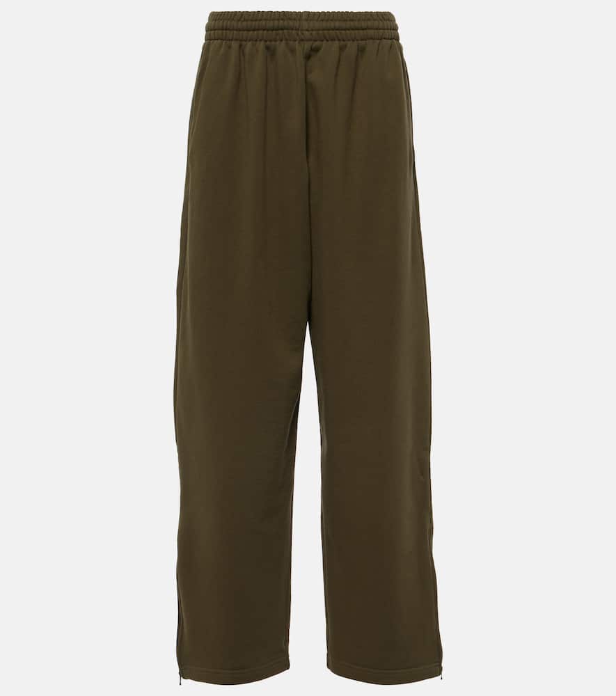 X Hailey Bieber cotton jersey track pants